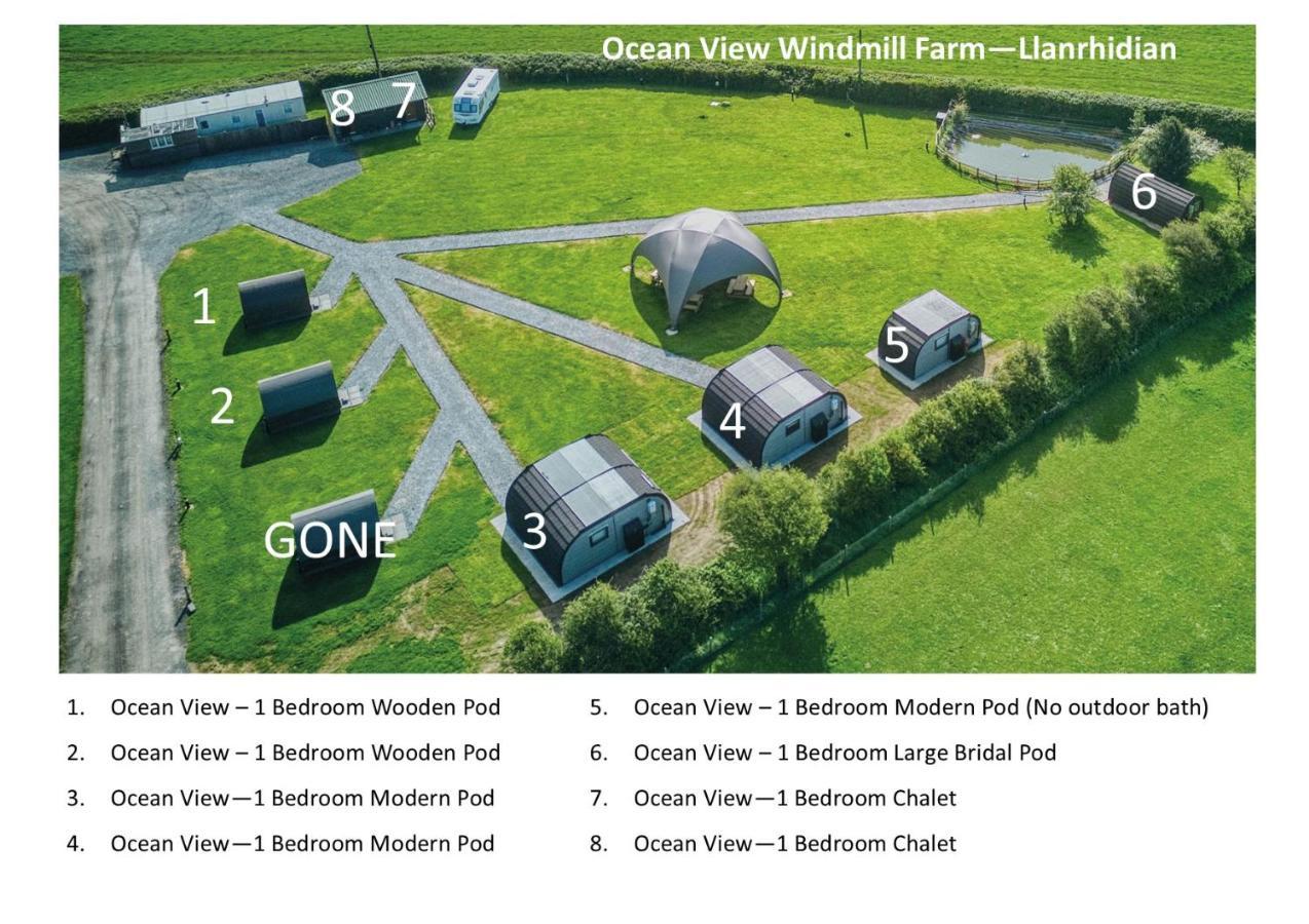 Ocean View 5 - 1 Bedroom Modern Pod - Llanrhidian Exteriör bild